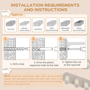 Wall-mounted cat shelves with scratching post, perches, steps and ladder, light grey