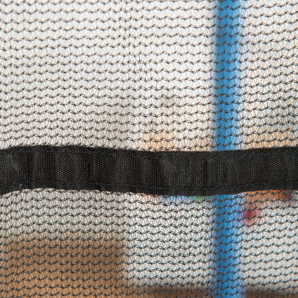 160cm Indoor Mini Trampoline with Safety Net, Blue