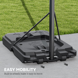 2.3 to 3 m basketball hoop with wheels