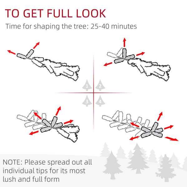 4ft Frosted Pink Pencil Christmas Tree