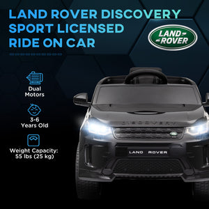 Land Rover Discovery Sport 12V with remote control, black