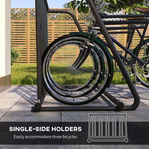 3-bike rack, black