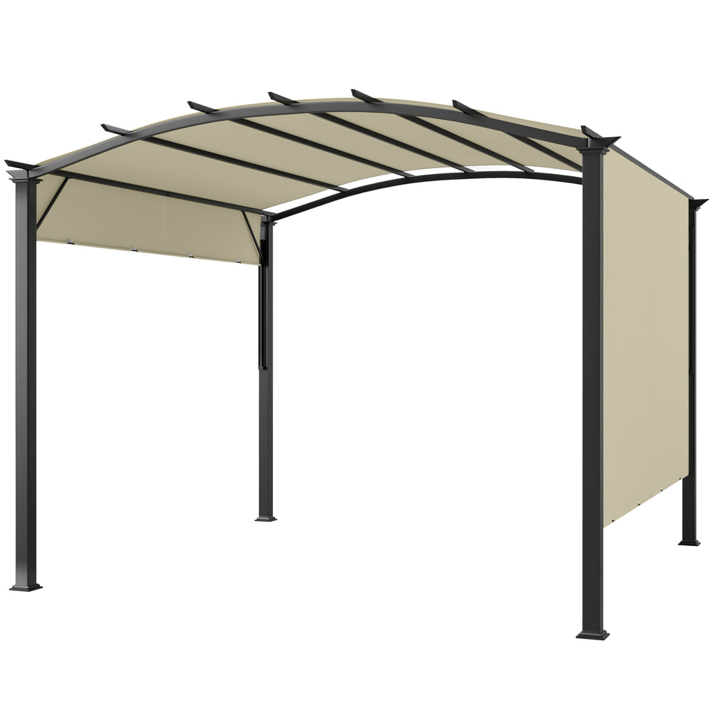 Retractable pergola 11 x 11, beige