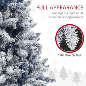 7ft Frosted Blue Artificial Christmas Tree
