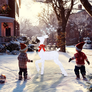 1.3m Light-Up Christmas Reindeer