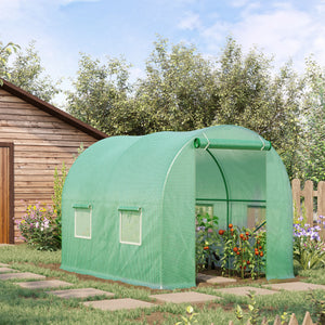 Sturdy garden tunnel greenhouse