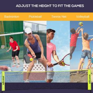10-foot badminton net with carrying bag