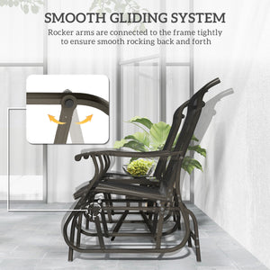 Set of 3 sliding chairs and Bistro tea table, black