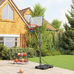 1.3-3m Portable Basketball Hoop with Wheels