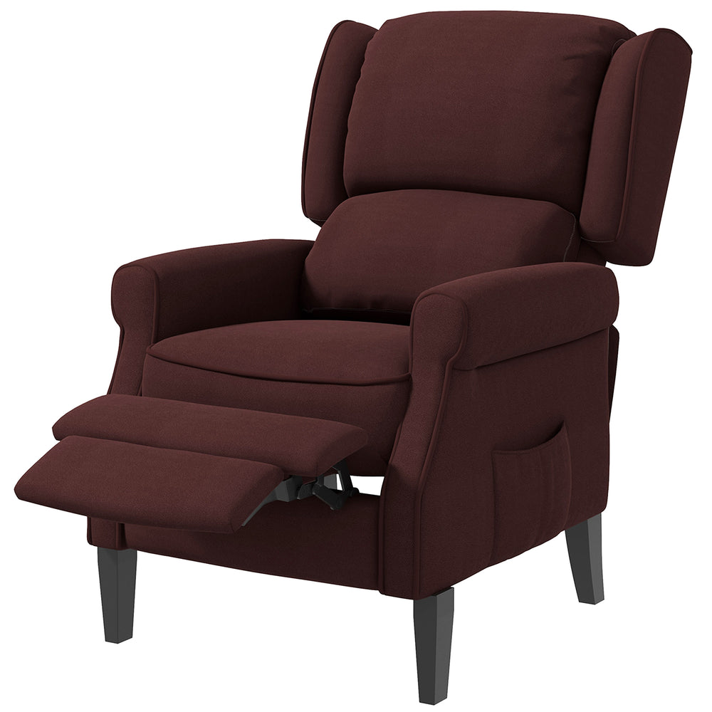 Brown Massage Recliner Chair with Lift Back