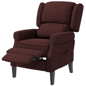 Brown Massage Recliner Chair with Lift Back