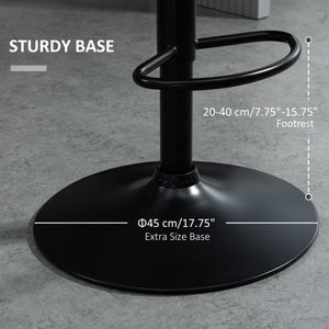 Set of 2 pink velvet fabric bar stools