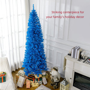7ft Blue Artificial Christmas Tree