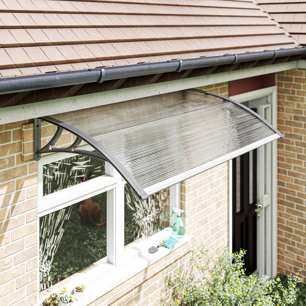 3.6 x 2 ft transparent door and window canopy