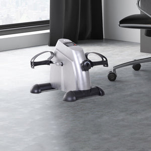 Mini Portable Foot Pedal with LCD Display, Silver