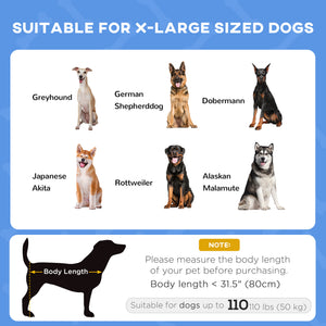 Cooling elevated dog bed with canopy, dark blue