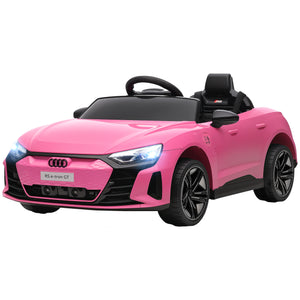 Audi 12V with parental remote control, pink