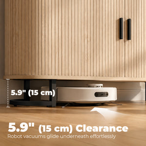 55" fluted sliding door sideboard, natural