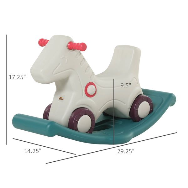2-in-1 horse, seesaw or car