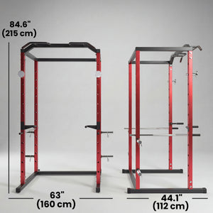Power cage with 454 kg (1000 lbs) capacity and adjustable height