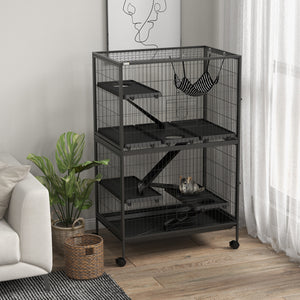 5-tier rolling cage, gray