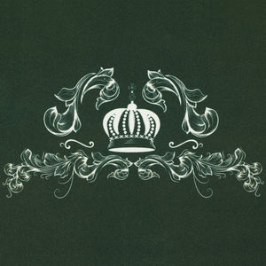 6-player poker mat, green