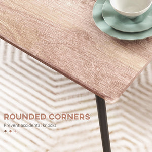 5 Piece Dining Set for 4 People, Steel Frame Dining Room Set