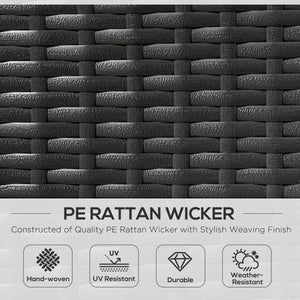Patio Daybed, Outdoor Wicker Double Daybed, PE Rattan Sun Lounger for 2-Person with Cushions, and Foldable Awning, for Garden, Balcony, Poolside, Green