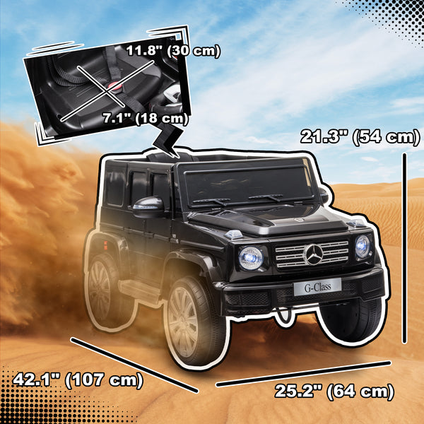 Mercedes Benz G500 12V with remote control, black