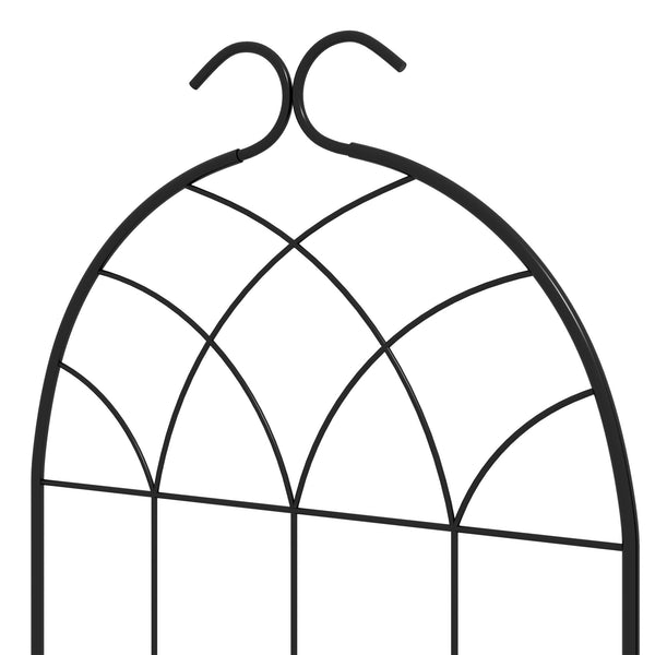 Set of 2 garden trellises for climbing plants
