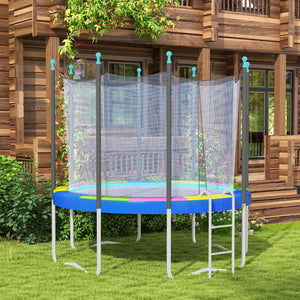 Soozier 14FT Trampoline Spring Cover, Trampoline Pad Replacement, Waterproof and Tear-Resistant, All-Weather Trampoline Accessories, Multi-Colored