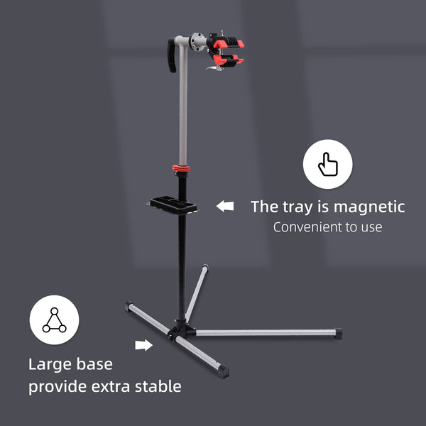 Adjustable bicycle repair stand 