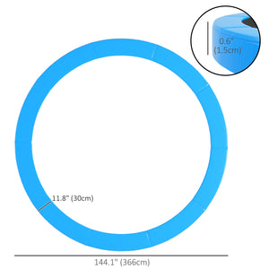 12-foot replacement trampoline pad, light blue 