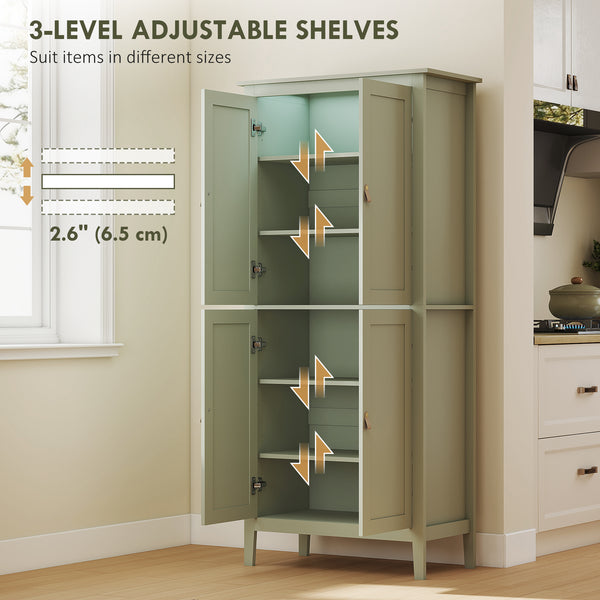 Storage unit with motion sensor and LED lighting, green