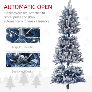 7ft Frosted Blue Artificial Christmas Tree