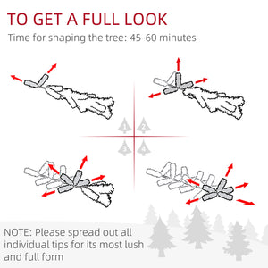 7ft Frosted Blue Artificial Christmas Tree