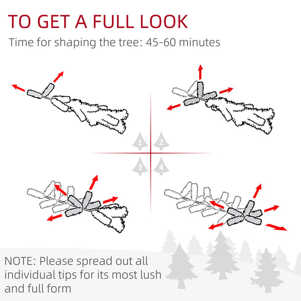 7ft Frosted Blue Artificial Christmas Tree