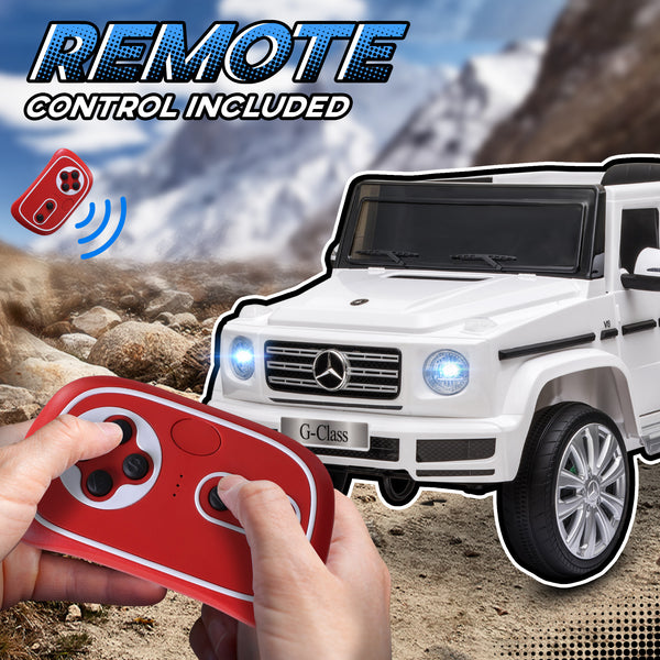 Mercedes Benz G500 12V with remote control, white