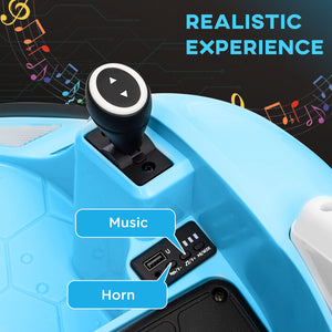 12V Bumper Car with Remote Control, Light Blue