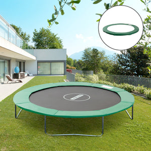 Safety pad for 8-foot trampoline, green 