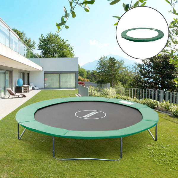 Safety pad for 8-foot trampoline, green 