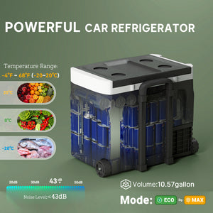 42-quart 12V portable electric cooler