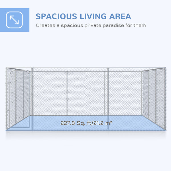 Park with galvanized steel frame