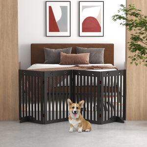 Extra-wide barrier with support feet, black