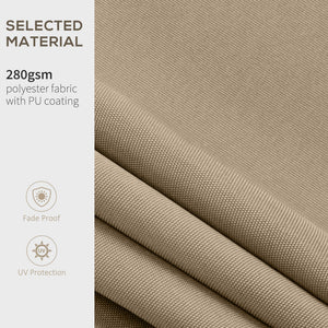 Replacement canopy for 8 x 13 retractable awning, UV protection, beige