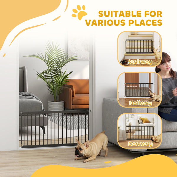 Pet gate, black