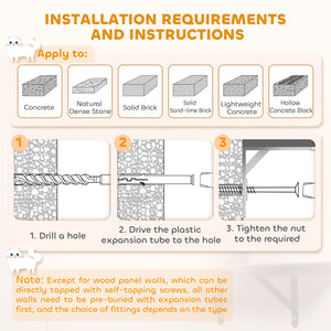 Cat climbing wall with scratching posts, cat house, hammock and perches, light grey
