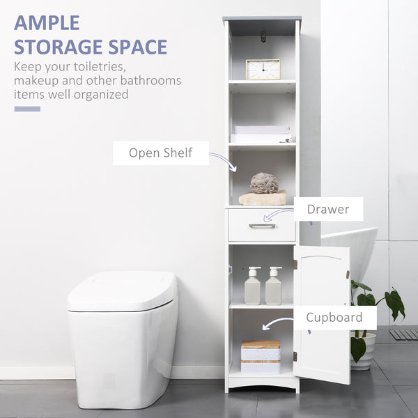 3-piece bathroom furniture set, white.