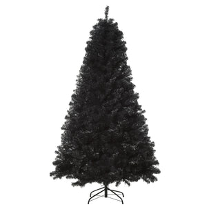 6ft Black Unlit Artificial Christmas Tree