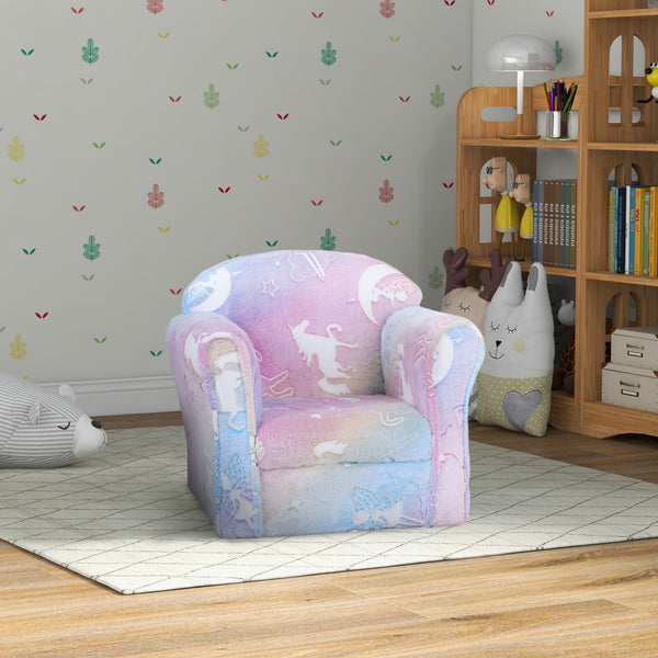 Toddler chair, bright fairy design